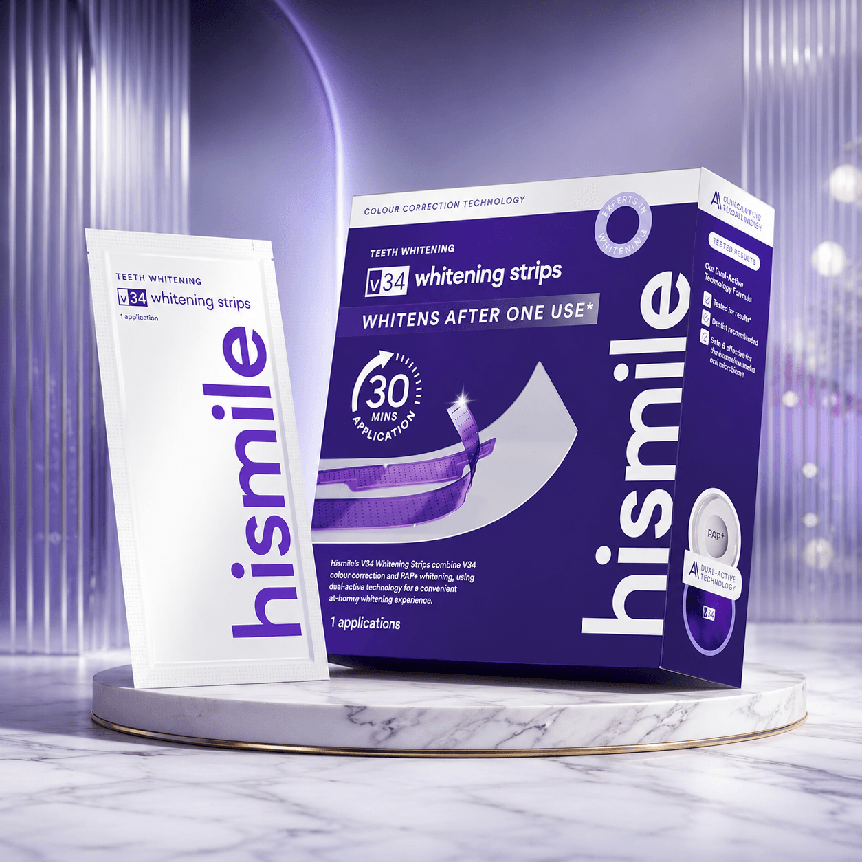 Tiras Blanqueadoras para Dientes Hismile V34
